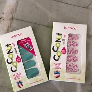 Two sets of brand new nail strips